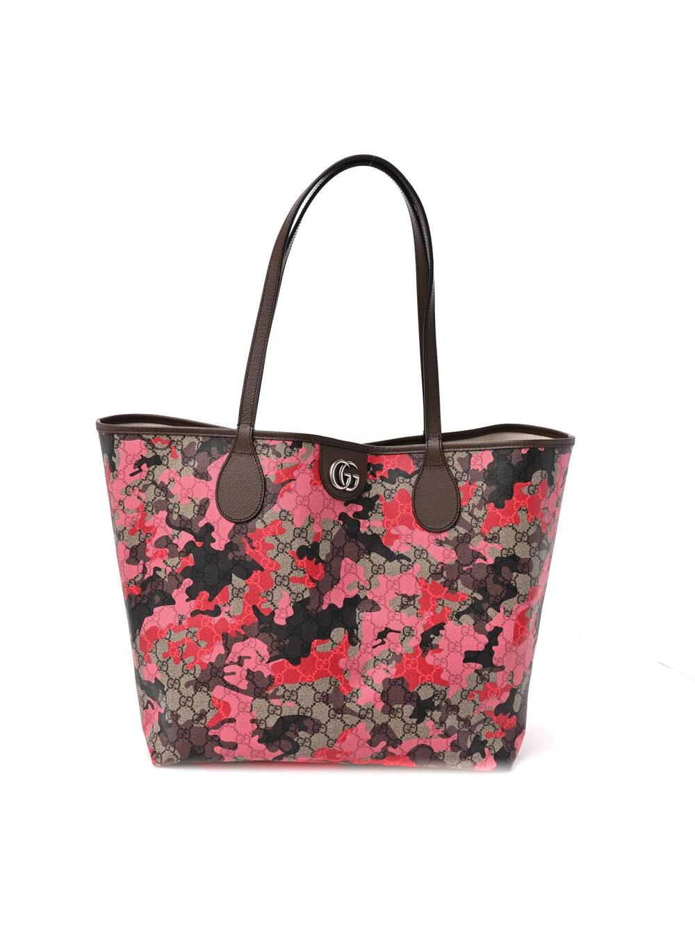 Gucci Gg Supreme Camouflage Tote Pink #343965G16B